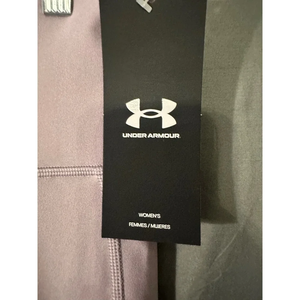 Under Armour Womens HeatGear Armour High Rise Compression Leggings Purple SM NWT